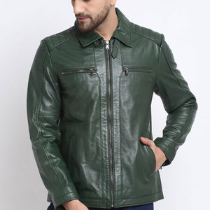 Veste de motard en cuir pour hommes OEM/ODM coupe-vent broderie personnalisée originale en cuir de vachette et veste de moto respirante pour hommes - Product Image 4