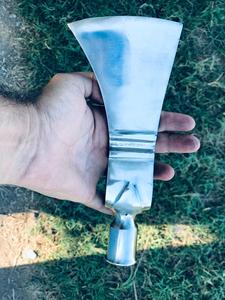 ขวานเหล็กดามัสกัสทำจากสแตนเลสด้ามไม้กลางแจ้งแกนไวกิ้งขวานเหล็กกล้าคาร์บอนสำหรับอุตสาหกรรมการตั้งแคมป์ - Product Image 6