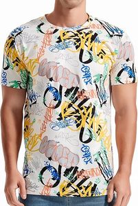 เสื้อยืดคอกลมแขนสั้นสำหรับผู้ชายเสื้อยืดสต็อกสินค้า100% เสื้อยืดผ้าฝ้ายขนาดใหญ่ - Product Image 2