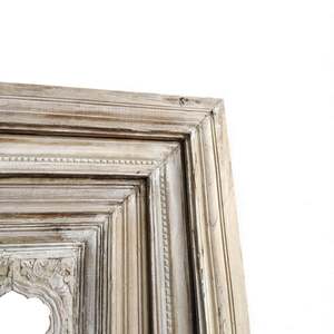 Marco Jharokha Ornamentado, Letrero de Pared de Madera Hecho a Mano - Product Image 4