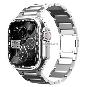 <span class=keywords><strong>Bracelet</strong></span> à fermoir magnétique pour hommes, connecteur à trois perles d'origine, pour <span class=keywords><strong>Apple</strong></span> <span class=keywords><strong>Watch</strong></span> Series Ultra 2 Band 49mm TA1 Pure Titanium <span class=keywords><strong>Watch</strong></span> Band - Product Image 2