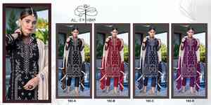 Tenue de créateur tendance fantaisie Costume Salwar en fausse georgette de qualité supérieure avec broderie lourde et travail à la main à vendre - Product Image 5