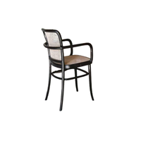 Chaises de restaurant commerciales pour bar, salle à manger, événements, utilisation en extérieur - Style européen moderne en rotin/osier avec couleur personnalisée