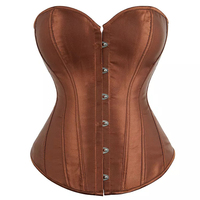 Robe courte sexy en latex pour femmes, bondage marron pvc faux cuir pu, sexy, moulante, corset, sangle, mini robe pour dames