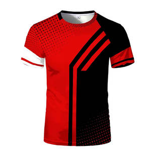 2024 microfibre hommes coupe ajustée à manches courtes T-Shirt haute qualité respirant séchage rapide 180 grammes Pakistan numérique sport impression - Product Image 1