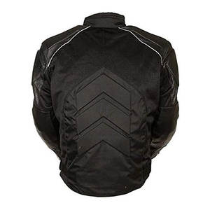 2023 personalizado hombres motocicleta negro blindado Moto textil y cuero Combo chaqueta ropa de montar para hombres ropa de seguridad - Product Image 2