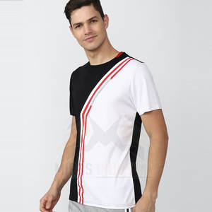 เสื้อยืดผู้ชายดีไซน์ทันสมัยไม่ซ้ำใคร-น้ำหนักเบา ระบายอากาศได้ดี แห้งเร็ว ผลิตจากผ้าฝ้ายผสมใยไผ่ แขนสั้น คุณภาพสูง - Product Image 5