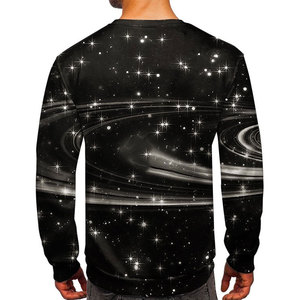 100% sudaderas de cuello redondo de alta calidad para hombre, superventas, diseño personalizado y sudaderas con sublimación de logotipo - Product Image 2