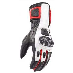 Guantes de cuero para moto Guantes de carreras Estilo retro Fibra de carbono - Product Image 2