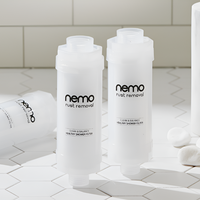 Filtre de douche auto-nettoyant NEMO en plastique argenté, fabrication coréenne, 2 étapes, élimination et prévention de la rouille, à fixer sur robinet, usage domestique, certifié ISO