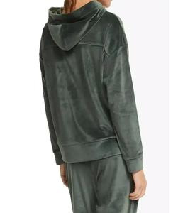 Survêtement en velours Streetwear Vêtements professionnels Ensemble 2 pièces épais Survêtement design uni Vente à chaud Manches longues Confort Élégant - Product Image 3