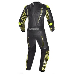 Traje de Motocicleta de Cuero Vacuno con Protección Nivel 1 CE, Diseño Personalizado, Cómodo, Impermeable, Resistente al Viento y al Frío, Tallas Grandes - Product Image 2