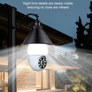 E27 Ngoài Trời Không Thấm Nước Tường Đèn Ổ Cắm Máy Ảnh Ánh Sáng Thấp Hiệu Suất Bóng Đèn Máy Ảnh Ánh Sáng Ban Đêm Sân Vườn Đèn Tường - Product Image 4