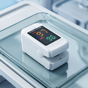 Oxymètre de pouls numérique à capteur de doigt, moniteur d'oxygène sanguin SpO2, moniteur de fréquence cardiaque, oxymètre LED - Product Image 4