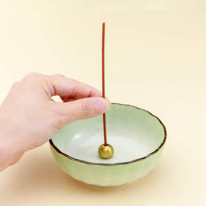 Porta Incienso de Loto Verde Pastel - Product Image 5