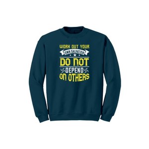 Sudadera de mezcla de algodón con estampado de temas de Buda, 12 opciones de color, estilo informal 260-280 GSM, colocación de diseño personalizable para invierno - Product Image 3