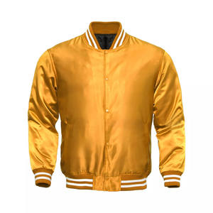 Chaqueta Bomber Universitaria Estilo Letterman para Hombre, Chaqueta Retro de Béisbol RATA-International, Impermeable, Cortavientos, Gruesa, Rellena de Algodón - Product Image 5