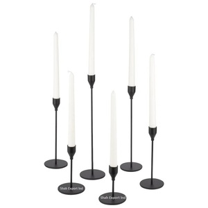 Portavelas cónico de Metal con acabado de cobre de lujo para el hogar, sala de estar, mesa, velas decorativas de Navidad - Product Image 6