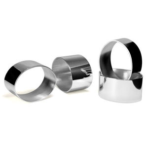 Usine en gros rond de serviette en acier inoxydable personnalisation logo et taille dernière pièce rond de serviette en acier inoxydable - Product Image 4