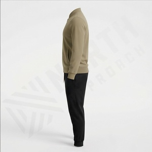 Ensemble de survêtement de sport d'hiver respirant de haute qualité pour hommes, nouvelle arrivée, vêtements d'entraînement de football en plein air, tenue de sport de fitness, ensemble de course à pied - Product Image 3