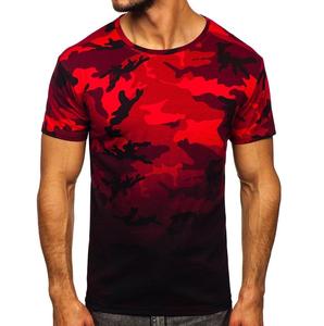 T-shirt de luxe blanc en coton de haute qualité impression respirant vêtements de plein air Compression Palin Camouflage t-shirt - Product Image 1