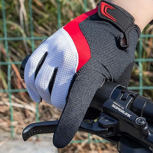 Guantes de bicicleta de montaña con logotipo personalizado: venta al por mayor de guantes de MTB/Dirt Bike. Logotipo personalizado, diseño transpirable y antideslizante. - Product Image 2