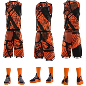 2024 haute qualité pour short de basket-ball grande taille en gros Logo personnalisé brodé maille respirante Anti-UV séchage rapide - Product Image 4