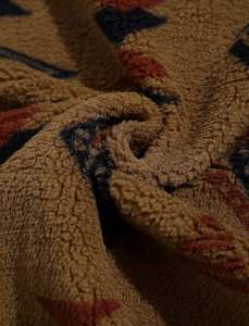 Sweat à capuche thermique doux pour homme, personnalisé, brodé et imprimé par sublimation, en crochet, avec fermeture éclair 1/4, en fausse fourrure Sherpa, imprimé aztèque, style pull-over - Product Image 6