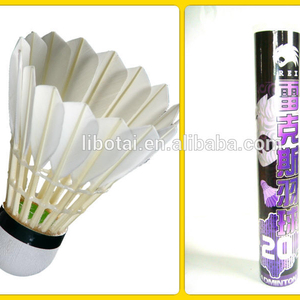 Pluma de Bádminton Rex T-Rex20 Clase B, Pluma de Pato de Dos Capas, Cabeza de Corcho, Velocidad 74-79, para Jugadores Profesionales - Product Image 2