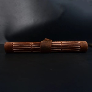 Men's Vintage Leather Journal | Rustic Brown A3 <b>Travel</b> <b>Diary</b> | Engraved Christmas Gift Idea - Product Image 5