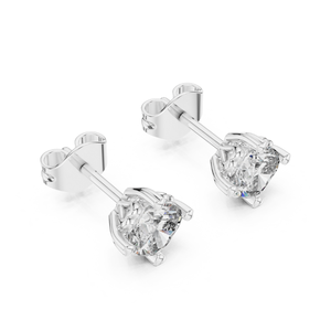 1.00 CT Fancy Cushion Shape <b>Diamond</b> <b>Earrings</b> 14K 18K IGI Certified Lab Grown Stones Luxury Jewelry Wholesale Retail Supplier - Product Image 1