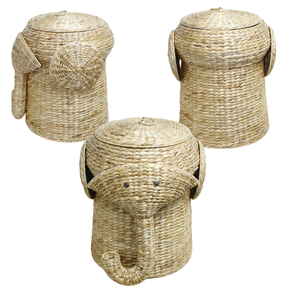 Cesta de pan de elefante ecológica, superventas, organizador hecho a mano para herramientas de cocina y almacenamiento - Product Image 1