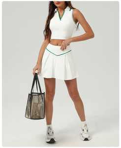 Ensemble de costume de sport et de loisirs pour femme Jupe de tennis et de golf respirante Tenue de badminton - Product Image 3