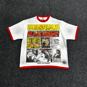 <b>Men</b> <b>Ringer</b> Cropped <b>T</b> <b>Shirts</b> Customized Logo Design 2026 OEM Design <b>T</b>-<b>Shirt</b> Wear Use Silk Screen <b>Men</b> <b>T</b> <b>Shirts</b> Custom - Product Image 2