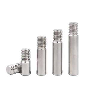 Goupille cylindrique HM125 à filetage mâle, goupille de positionnement filetée en acier inoxydable SS304 SS316 M4 M5 M6 M8 M10 - Product Image 1