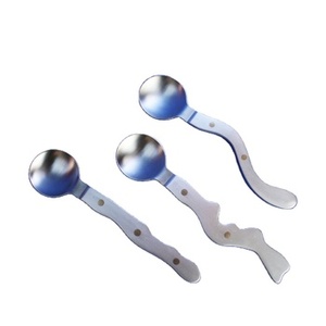 Juego de 3 cubiertos de acero inoxidable pulido con espejo, perfecto restaurante, Hotel, gran buffet, cuchara para servir, mango de diseñador - Product Image 1