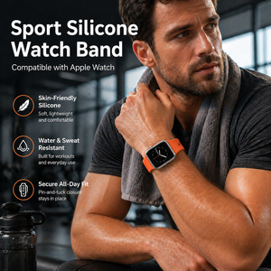 Bracelet de montre en silicone souple avec logo personnalisé pour Iwatch 49 mm, bracelet sport réglable et personnalisable pour <span class=keywords><strong>Apple</strong></span> <span class=keywords><strong>Watch</strong></span> - Product Image 3