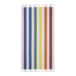Pareo da Spiaggia in Cotone Riciclato Eco-Friendly, Gadget Sostenibile per la Spiaggia - Product Image 2