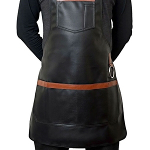 Premium Quality Heavy Duty Industrial <b>Safety</b> Spark Resistant Cow Split Leather Welding Apron for Body and Clothing Protection - Product Image 6