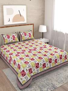 Sábanas de algodón puro Super King Size 100% hechas a mano 100% sábanas dobles de algodón con 2 juegos de almohadas con cremallera - Product Image 2