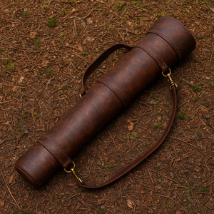 Premium Handcrafted Leather Tactical Gun Case for Hunting & Shooting High Pressure <b>Security</b> Use - Product Image 5