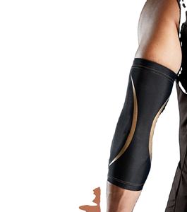 Protector de codo de neopreno personalizado de 5 mm de grosor para levantamiento de pesas, color negro, para entrenamiento y peso muerto - Product Image 6