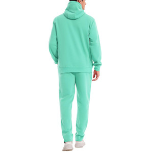 Personalizado 100% algodón Impresión personalizada Jogging Track Sweat Suit Unisex Hombres Jogger Sweatsuit Chándal Pantalones de chándal Conjunto con capucha - Product Image 6