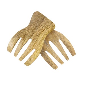 Ensemble de saladiers en bois de luxe personnalisé de haute qualité en bois d'acacia naturel de bonne qualité avec cuillères pour servir la salade et la nourriture - Product Image 2