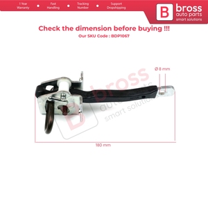 BDP1067 Limitador de Apertura de Puerta Delantera para BMW Serie 5 E39 1995-2004 4/5 Puertas 51218193447 - Product Image 5