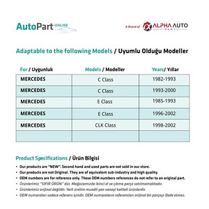 Palanca de Ajuste de Altura del Asiento para Mercedes Clase E W124, W210 FD113641-1 - Product Image 2