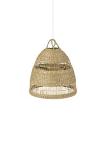 Para Amazon Trending Seagrass Rattan Rafia Lámparas Decoración para el hogar Lámpara de techo de madera Venta al por mayor Buen precio Organizador de espacio de cocina - Product Image 2