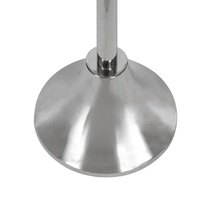 Table basse décorative pour la maison en aluminium argenté de haute qualité Design de barre d'accent latéral unique fabriqué en Inde