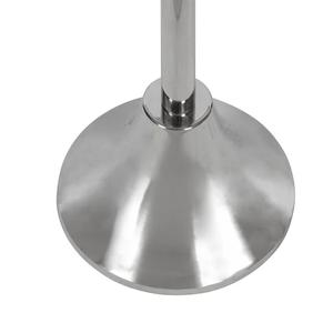 Mesa de centro decorativa para el hogar de aluminio plateado de alta calidad Diseño de barra de acento lateral único Hecho EN LA India - Product Image 3