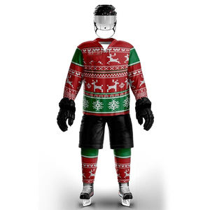 Conjunto de uniforme de hockey sobre hielo para adultos de tamaño personalizable de alta calidad, sublimación impresa para el nombre del logotipo de su propio equipo, la mejor ropa de hockey sobre hielo - Product Image 1
